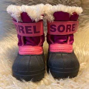 Sorel Snow Commander Boots Size 4 (Toddler)
